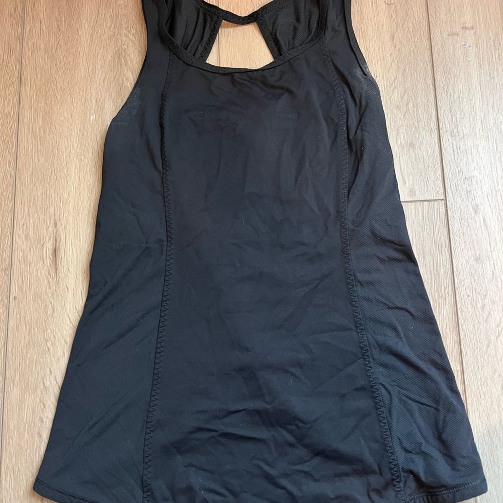 Lululemon High Neck Open Back Tank Top